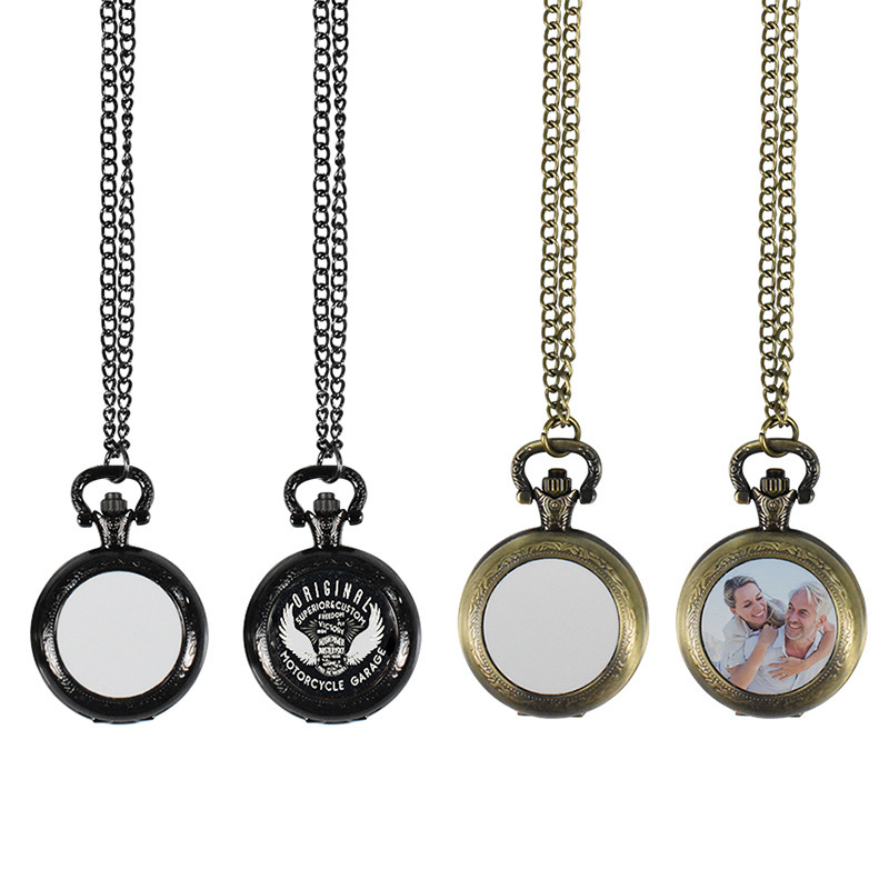Jewelry And Watches - Kalung Liontin Jam Saku Logam Vintage