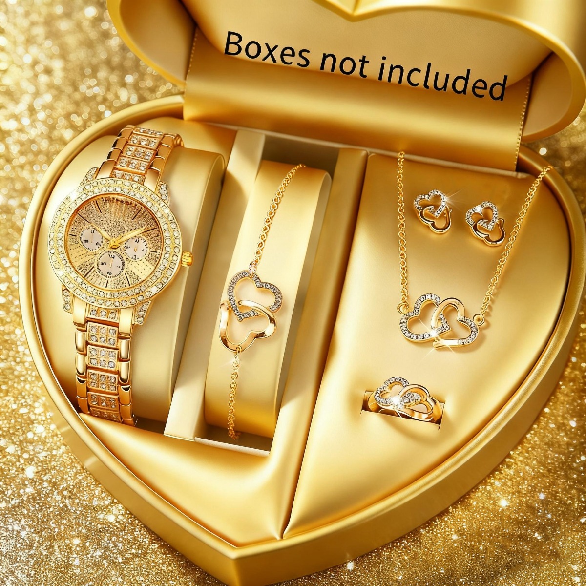 Mystery Jewelry Jar Watches - 6PCS Set Perhiasan Jam Tangan Wanita