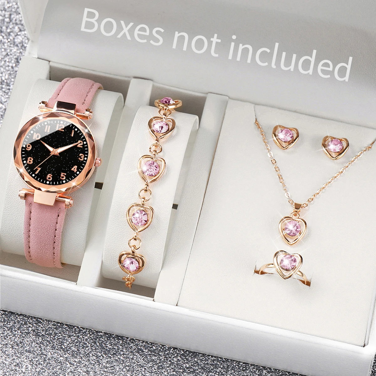 Mystery Jewelry Jar Watches - 5/6 Buah Jam Tangan Wanita Modis