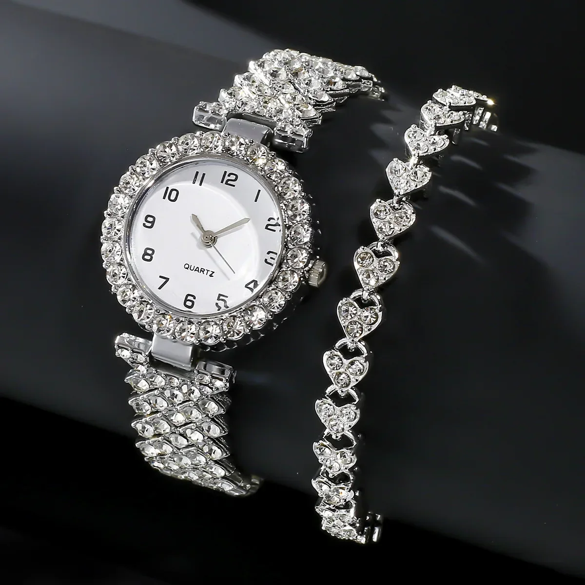 Mystery Jewelry Jar Watches - 1pcs/2pcs Set Jam Tangan Wanita Mewah