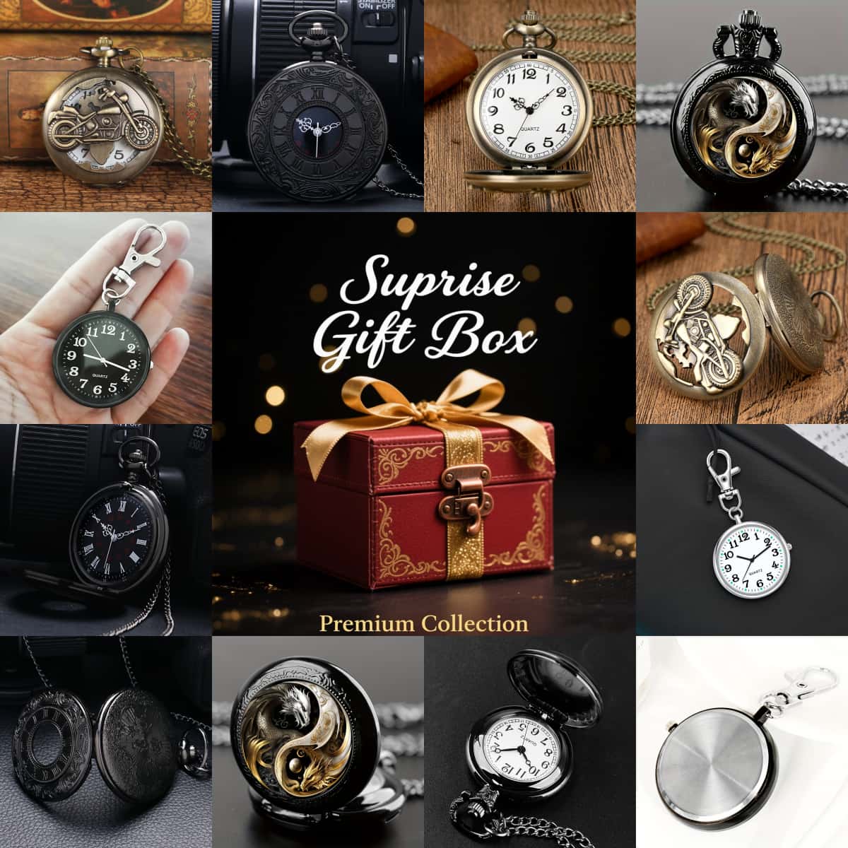Kotak Kejutan Jam Tangan Blind - Mystery Jewelry Jar Watches ulasan dan harga