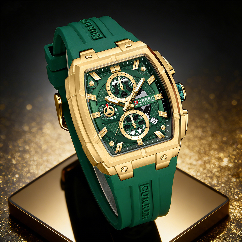 Jam Tangan Mewah Vintage CURRE - Jewelry And Watches ulasan dan harga
