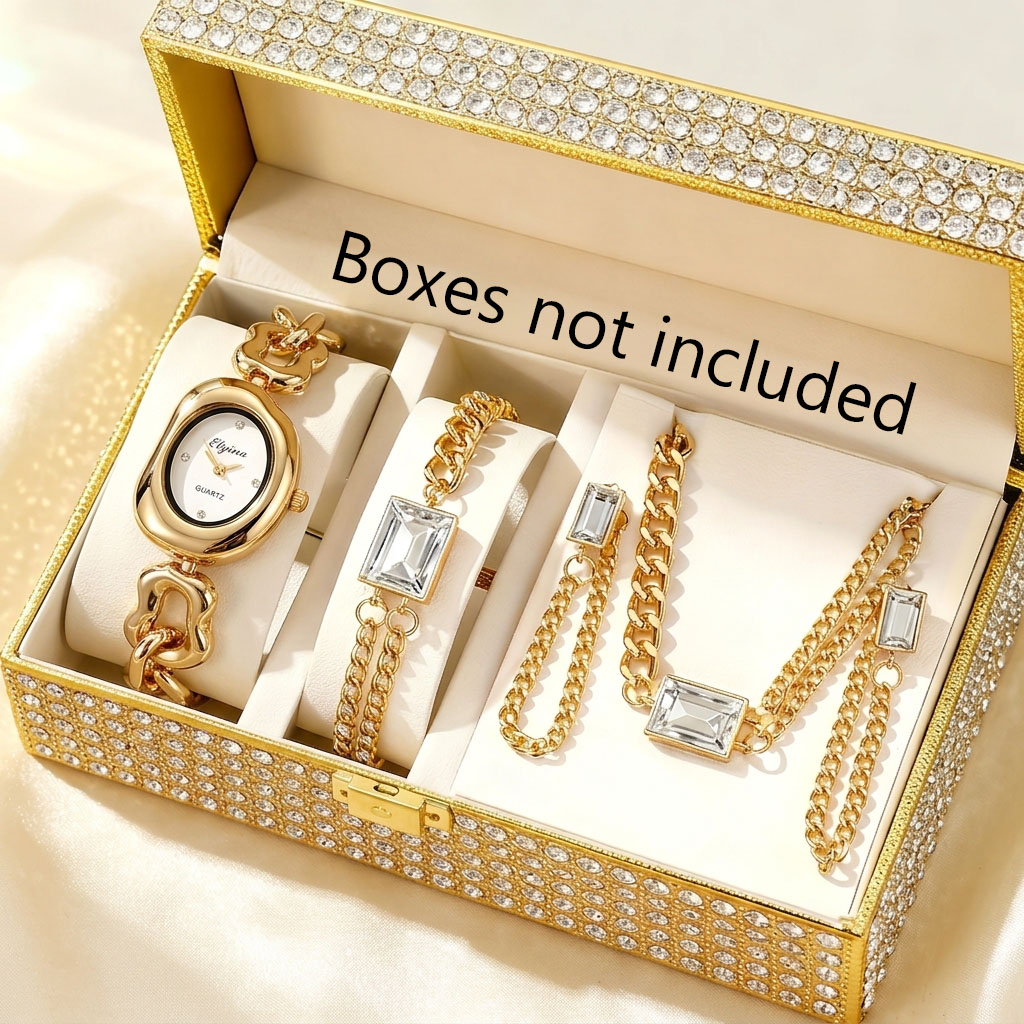 5PCS Set Perhiasan Jam Tangan  - Mystery Jewelry Jar Watches ulasan dan harga