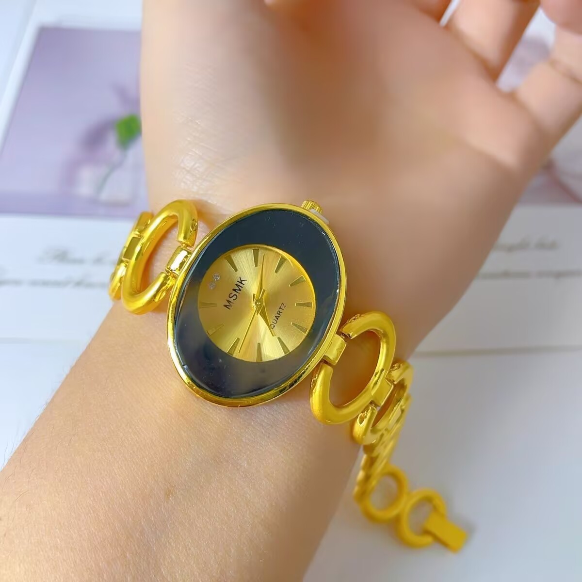 Jam Tangan Berlapis Emas 24K A - Jewelry And Watches ulasan dan harga